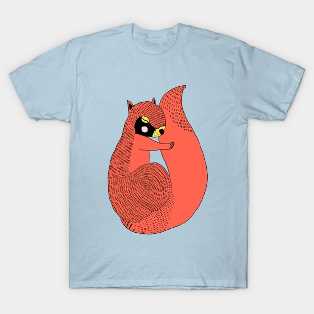 Sleeping Squirrel T-Shirt by saif